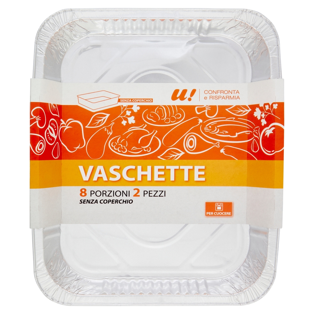 2 Vaschette 8 Porzioni U! Confronta e Risparmia